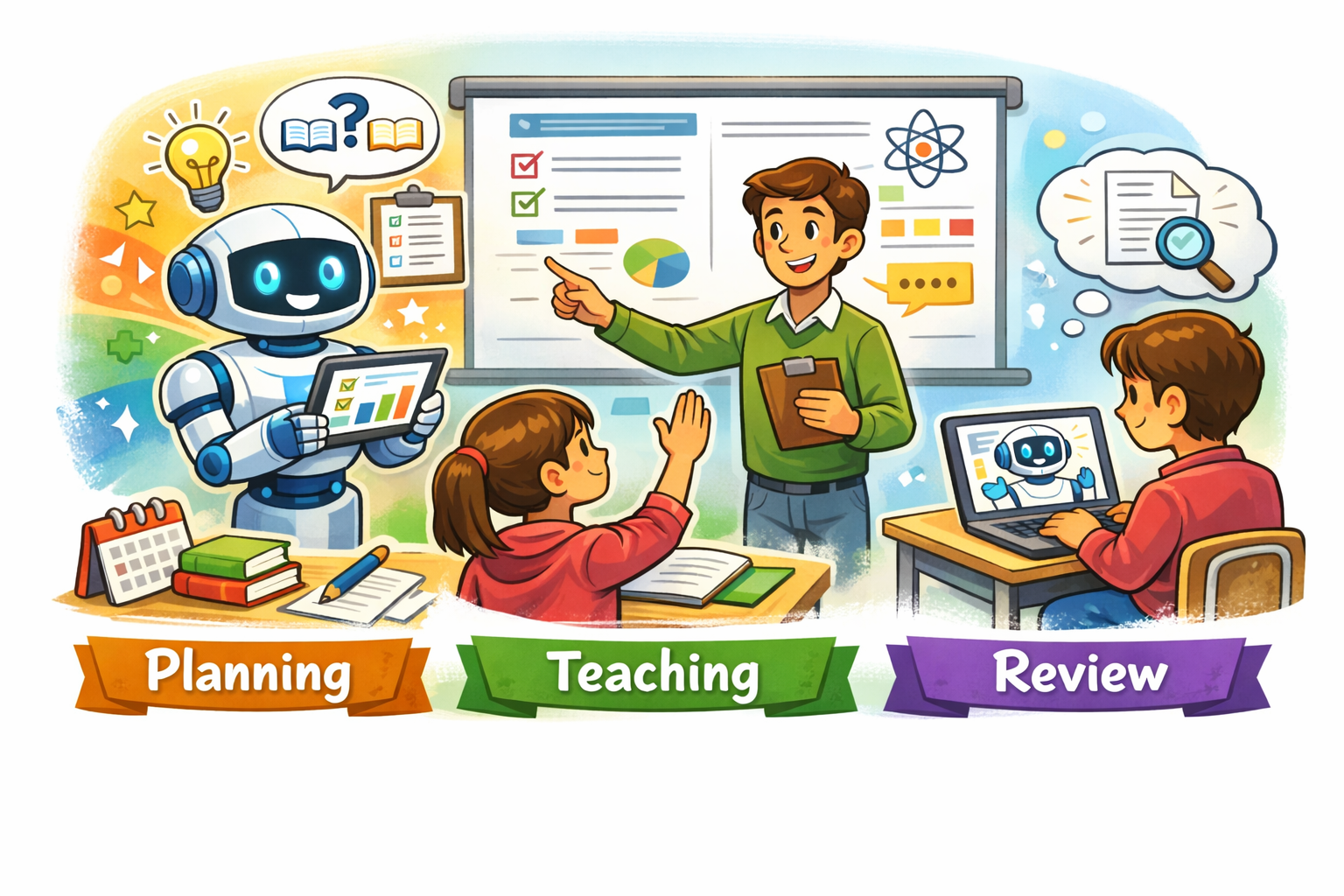 AI Assistant in the Classroom: How to Apply It with Pedagogical Objectives