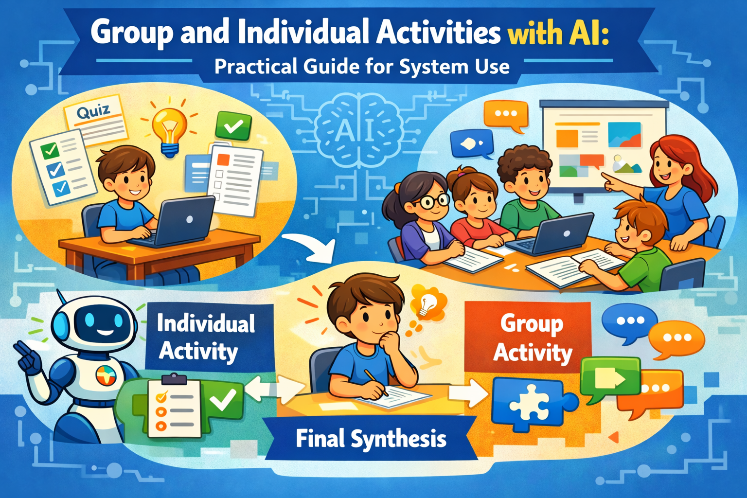 Group and individual activities with AI: A Practical Systems Guide