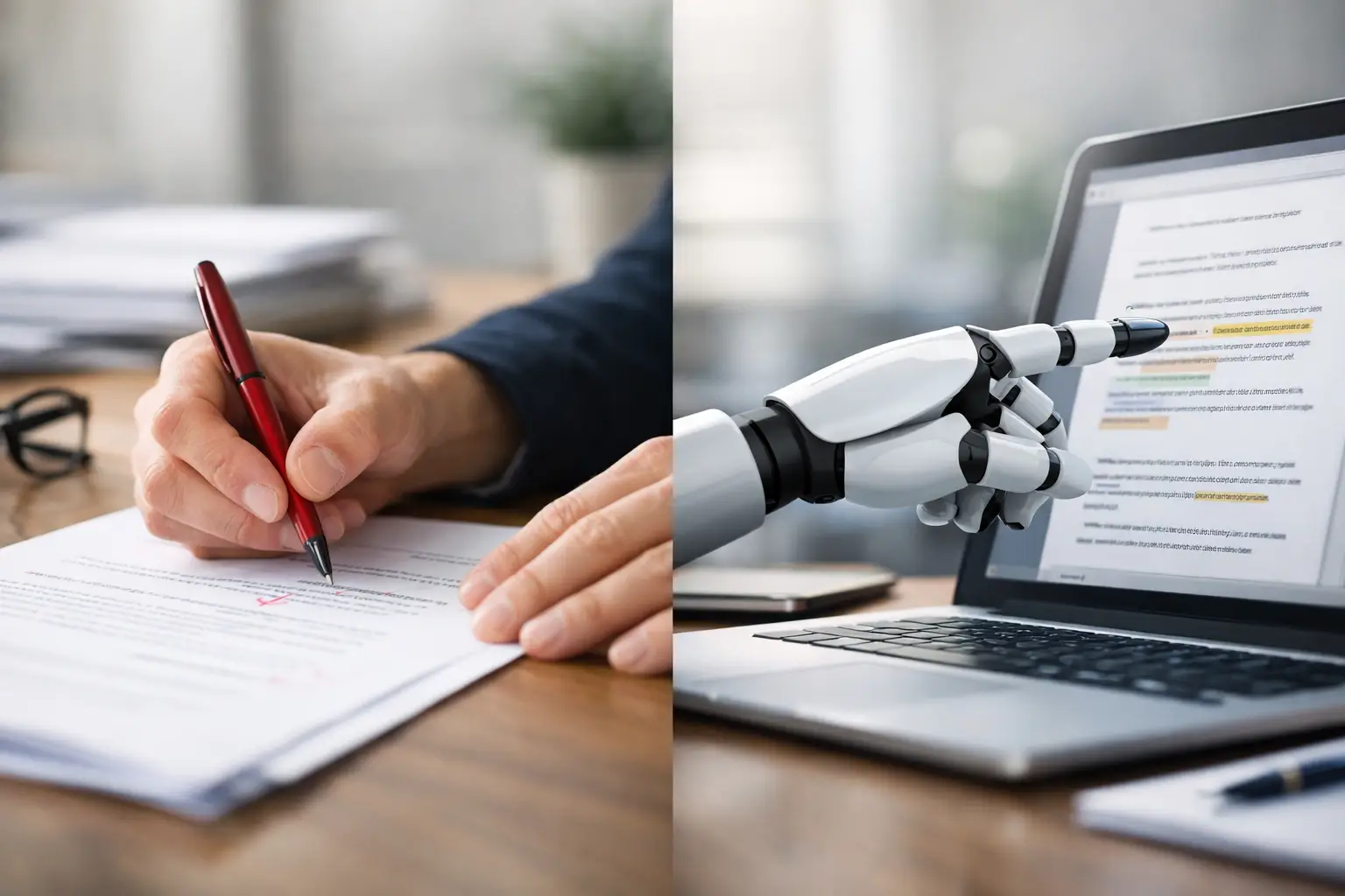 Correção humana ou automática: qual usar?