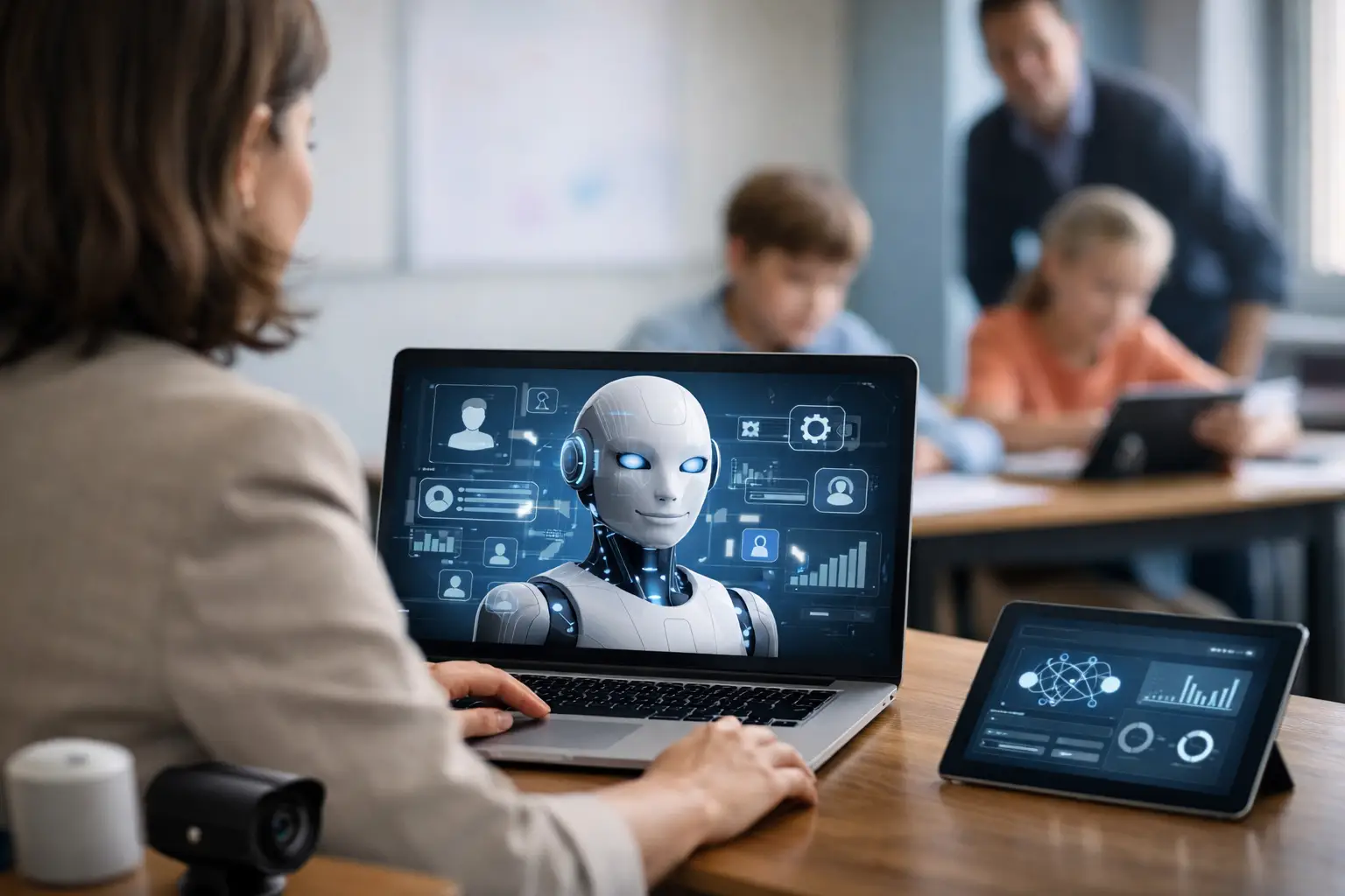 IA educacional com controle para escolas
